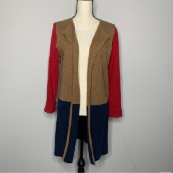 J. Crew Vanessa Colorblock Cardigan Sweater Jacket - Picture 3 of 10